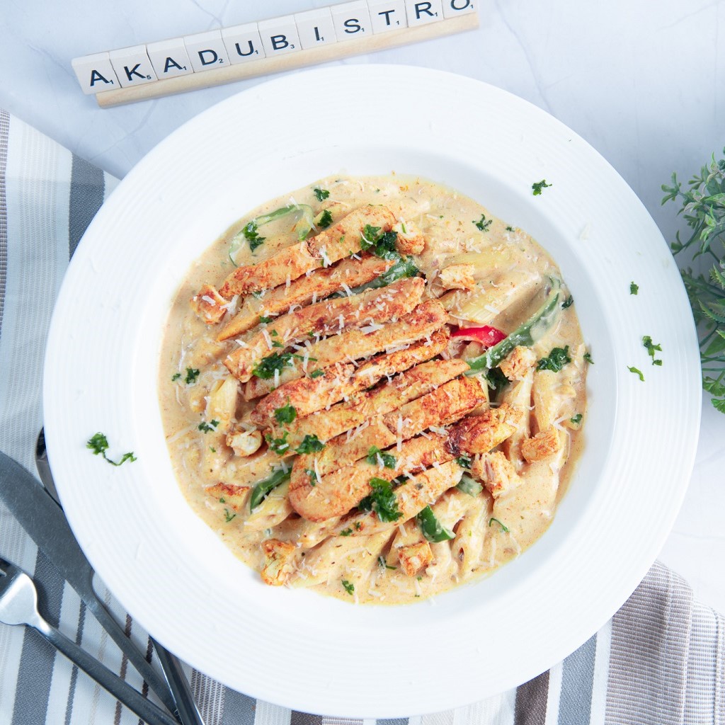 Cajun Prawn &amp; Chicken Pasta